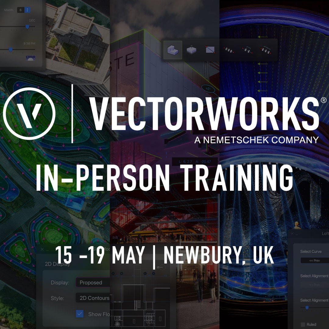 Vectorworks in person training banner