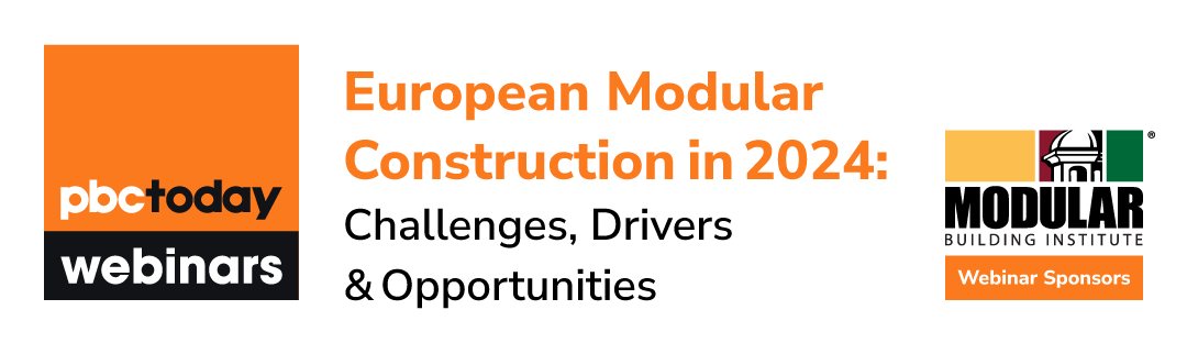 European Modular Construction in 2024: Challenges, Drivers & Opportunities