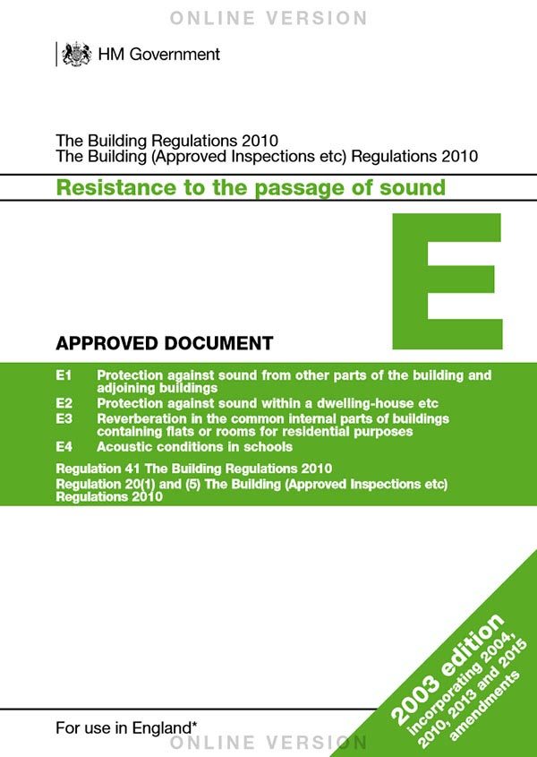 Approved Document E