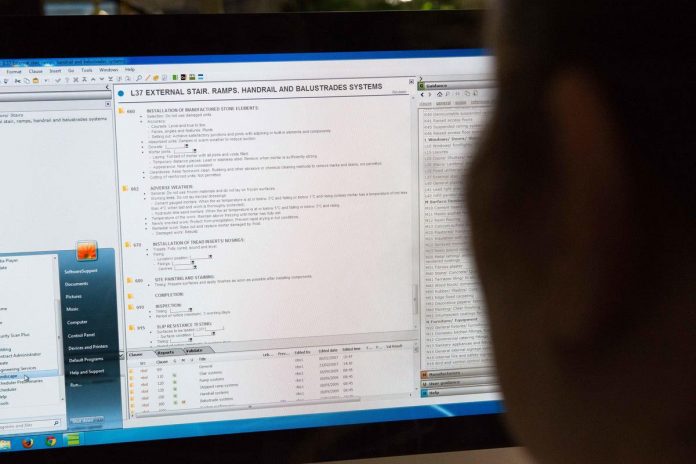 writing specifications in BIM