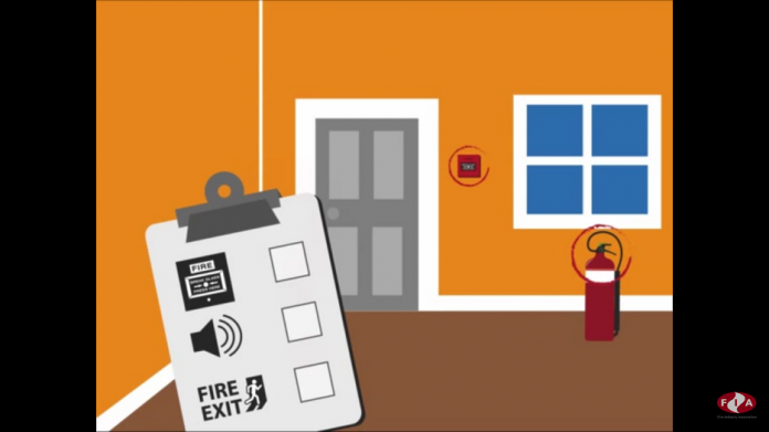 exit fire safety order