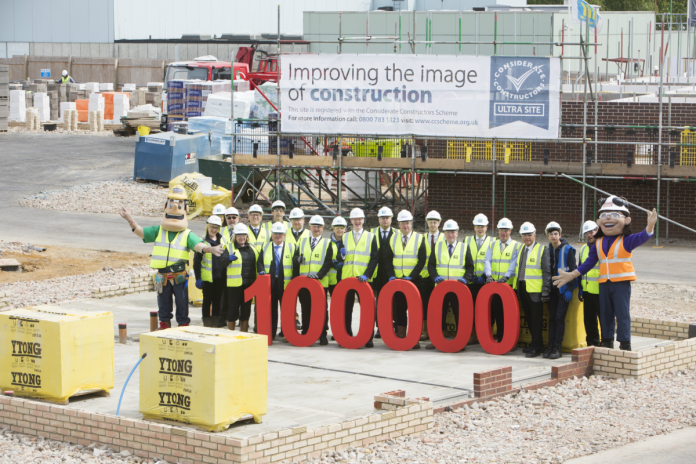 Considerate Constructors Scheme 100000 site registration Considerate Constructors Scheme 100000 site registration