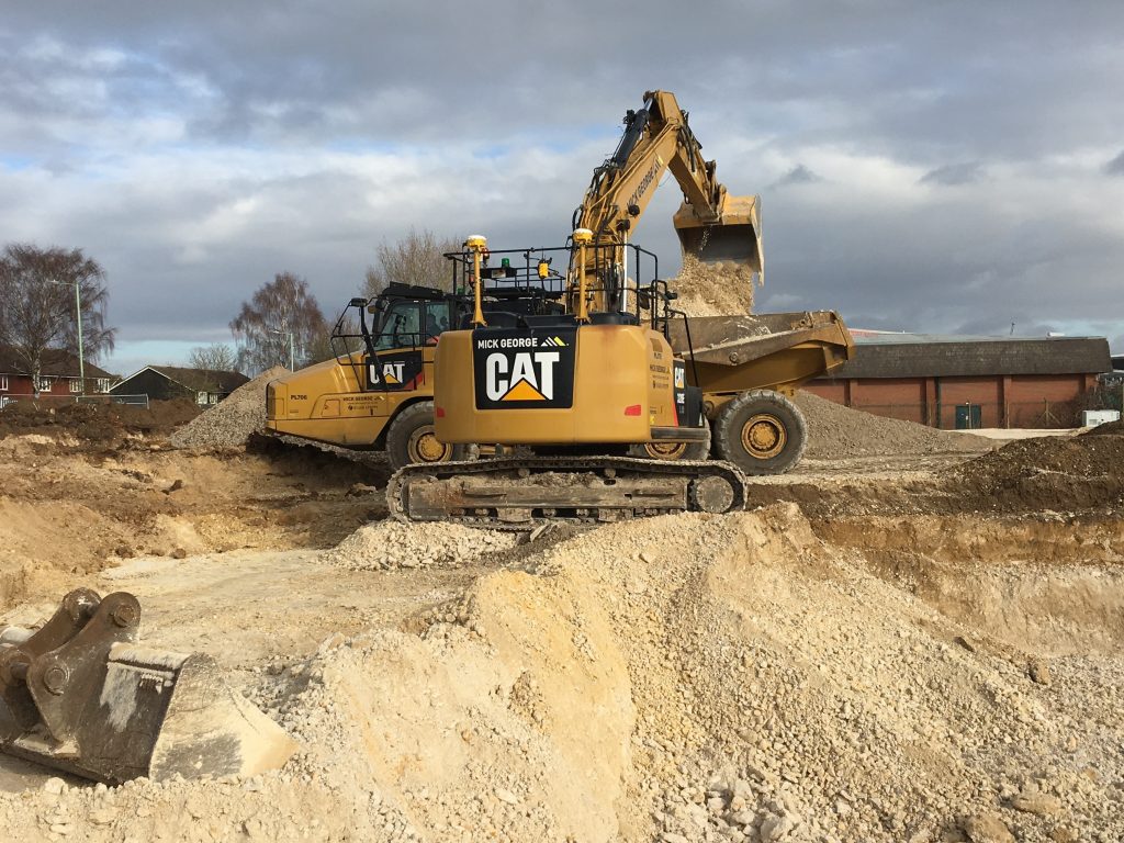 Earthworks at Newmarket Business Park