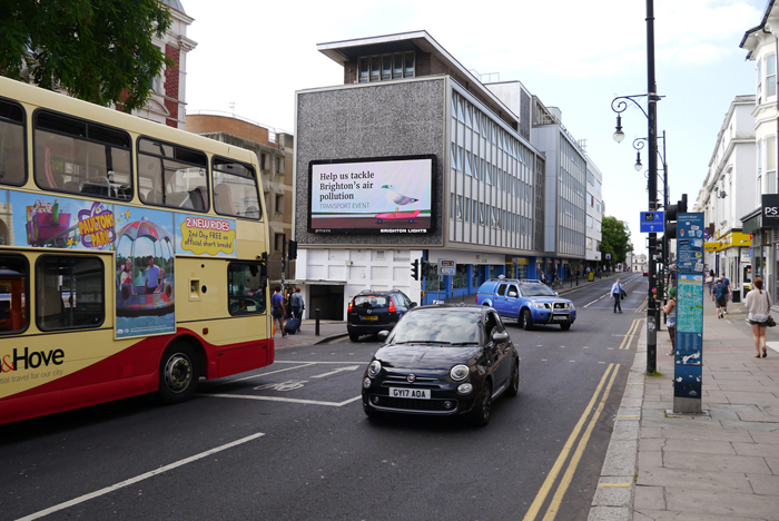 Breathe Brighton - tackling air traffic pollution