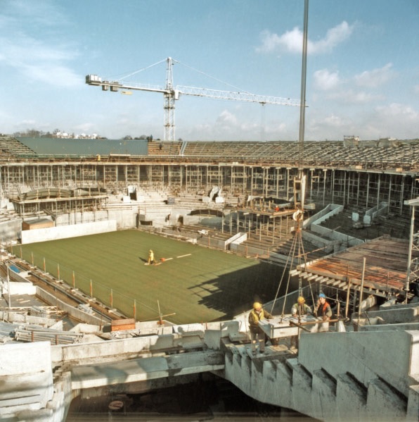 No 1 court under construction