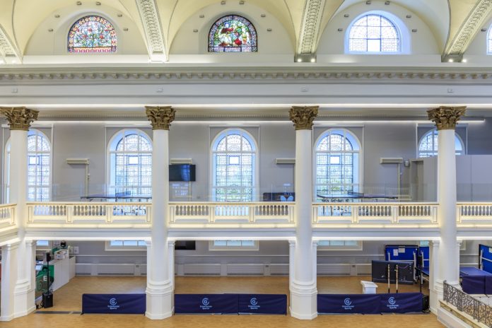 Church renovation becomes a local community asset Glazing at church renovation