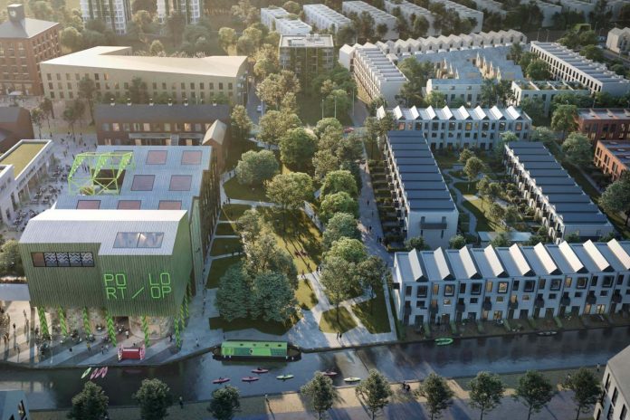 Port loop, modular, homes england,