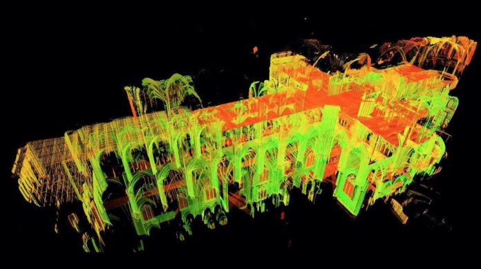 Laser scan, Professor Andrew Tallon, notre dame,