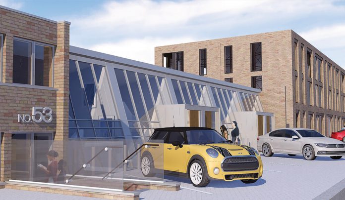 neighbouring buildings