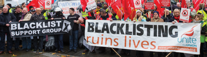 Blacklisted construction workers, construction companies, unite,