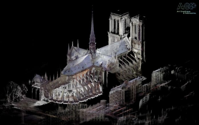 FARO laser scanner collects 3D digital mapping of Notre Dame 1 3d digital mapping, Focus S Laser Scanner, Notre Dame,