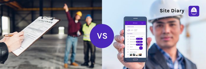 Digital diaries in construction, Site Diary app,