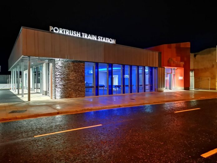 Portrush train station, translink, Graham