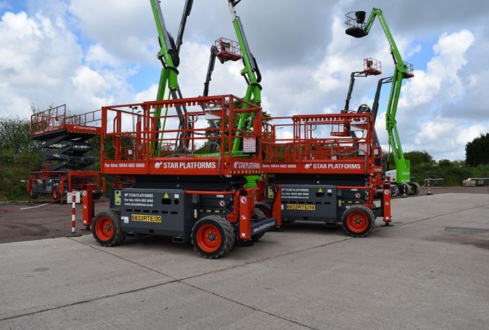 Skyjack-6832 Star Platforms, fleet, Niftylift Height Rider, Skyjack SJ46AJ