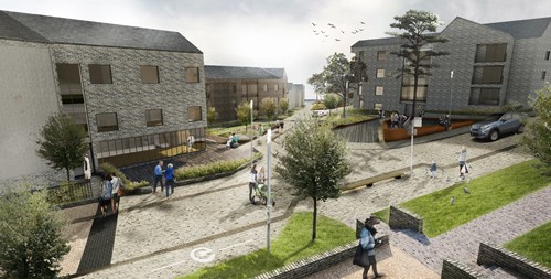 Barne Barton estate, clarion,