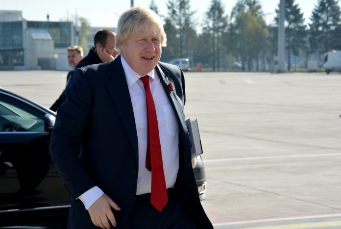 Belgrade, Serbia. November 11th 2016 - Boris Johnson, Secretary boris johnson, built environment, BESA,