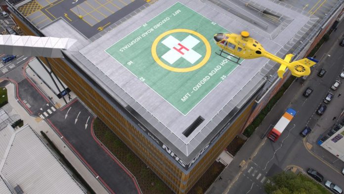 Manchester Helipad Helipad, Manchester University Foundation Trust, HELP Appeal