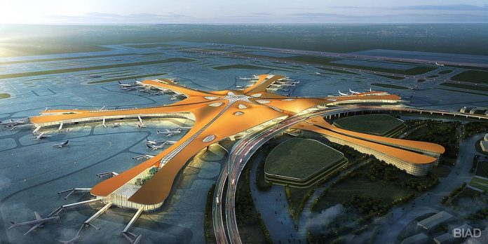 Video: Construction of Beijing’s Daxing International “mega-airport” Daxing International,