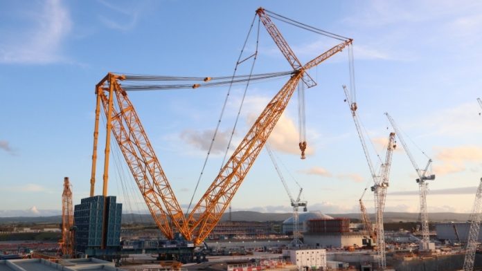 World’s largest crane, Hinkley Point C,
