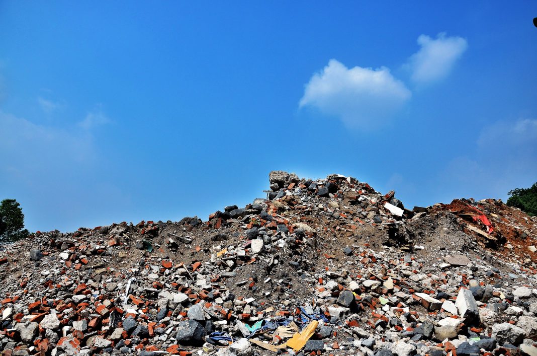 waste in construction,