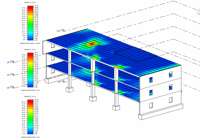 Import into Revit® of the theoretical reinforcement area for slabs during synchronization process