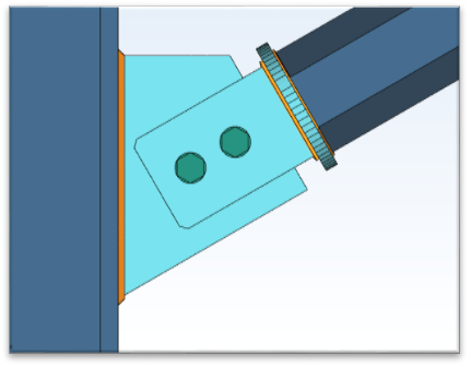 New chamfer type for gusset plates