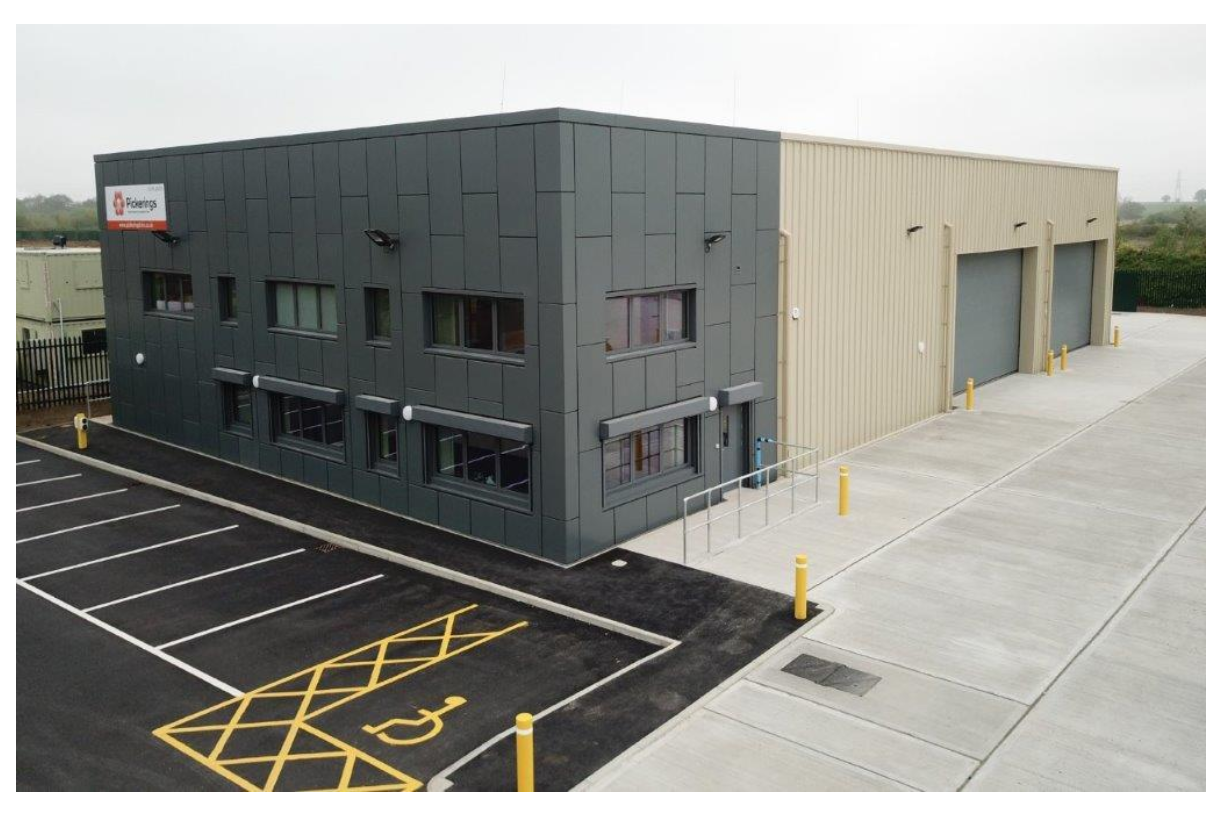 Pickerings opens new modular depot in major business location