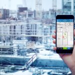 workers on construction site of new building