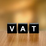 VAT or value added tax on black block