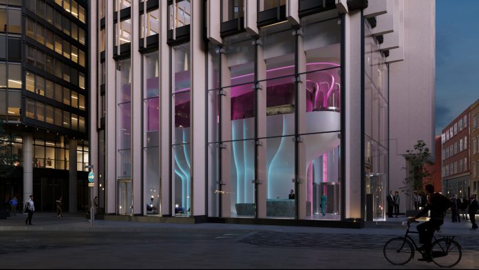 Southbank Tower lobby, zaha hadid architects, london
