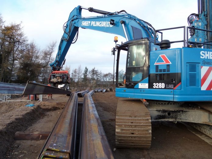 excavation support solutions, sheet piling