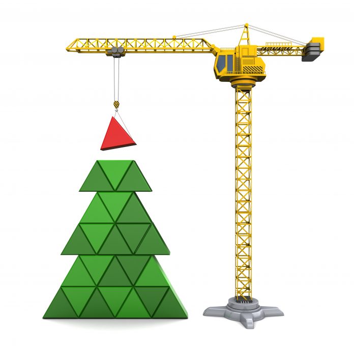 Christmas tree festive traditions, construction,