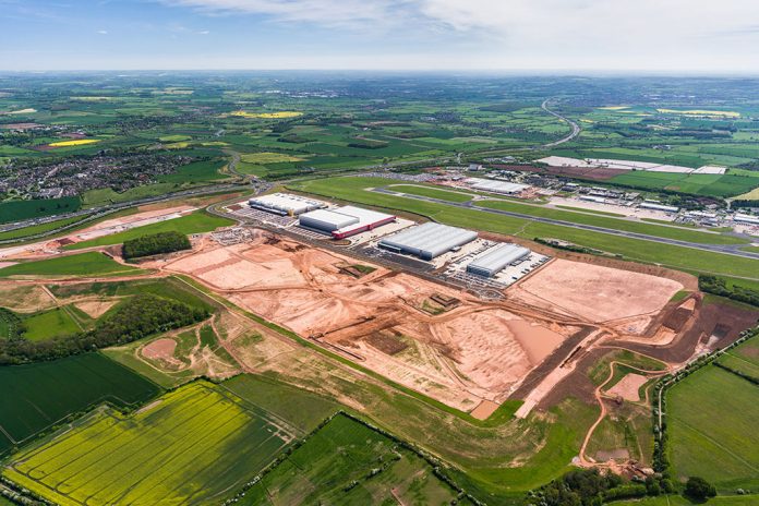 industrial unit, logistics hub in the East Midlands,