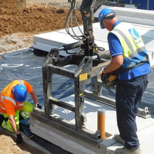 Insulated precast concrete,