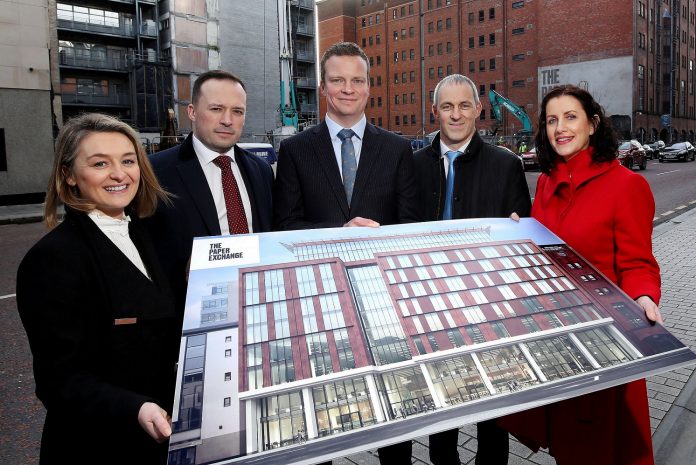 Heron Bros to deliver multi-million pound Grade A office in Belfast Grade A office, Heron Bros, The Paper Exchange,