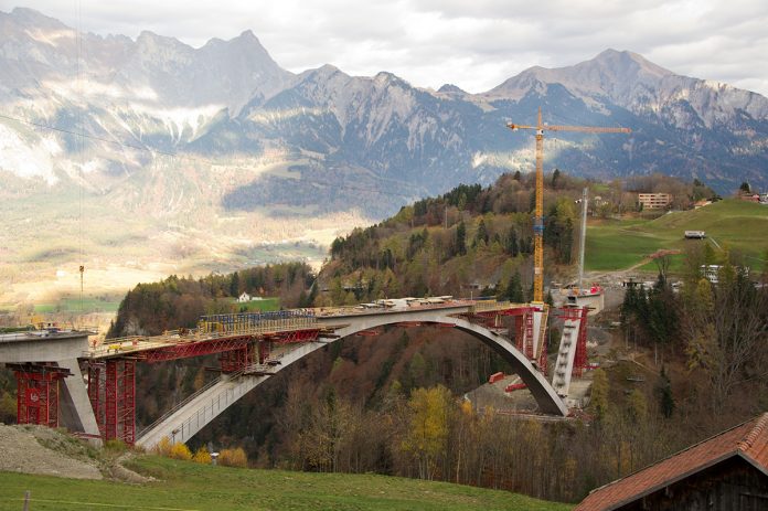 Tamina Bridge, 3D modelling,