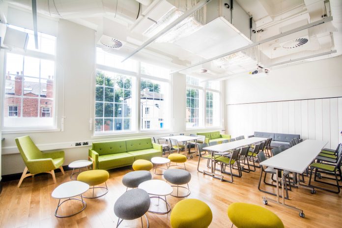 School of Fine Art in Leeds, secondary glazing,