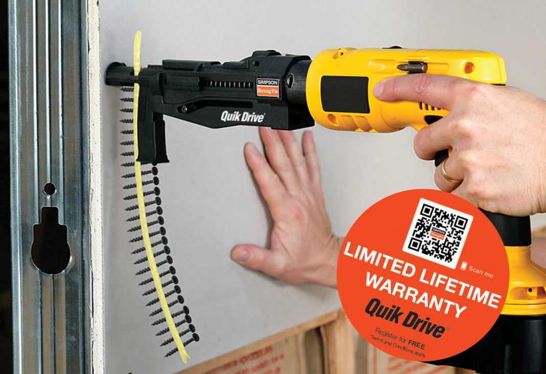 Quik Drive autofeed screw system goes premium