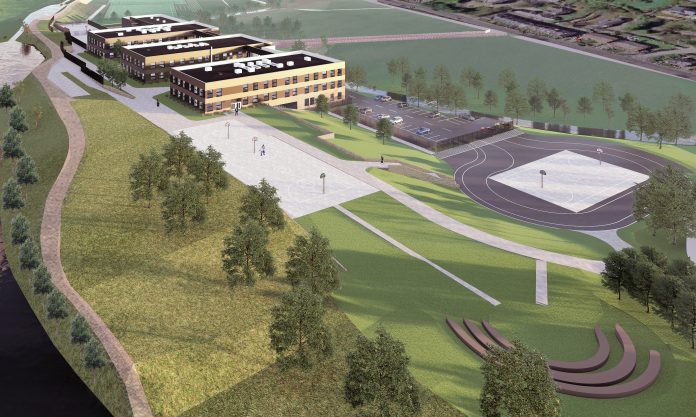 New saddleworth school, interserve construction