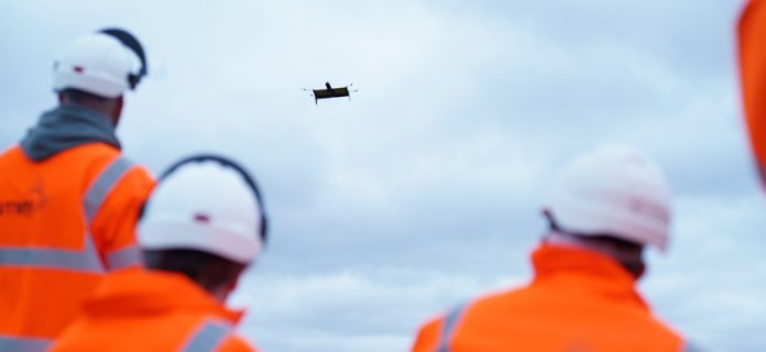 UK first ‘beyond visual line of sight’ drone inspection drone inspection, BVLoS,