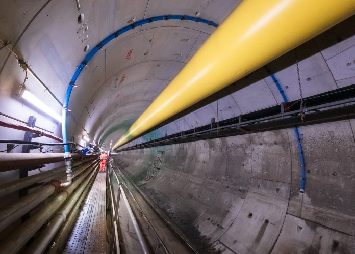 Tunnelling work, super sewer,