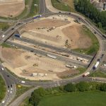Aerial images reveal progress on Cheshire’s M6 junction improvement