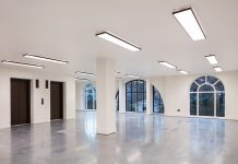 Underfloor air conditioning technology: The sustainable way to service space AET Flexible, Underfloor air conditioning