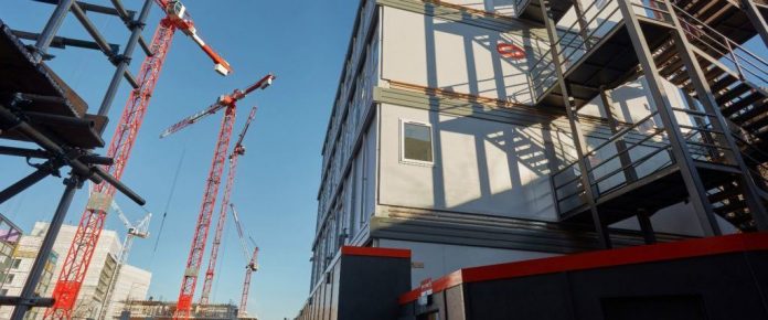 Welfare facilities, large construction sites