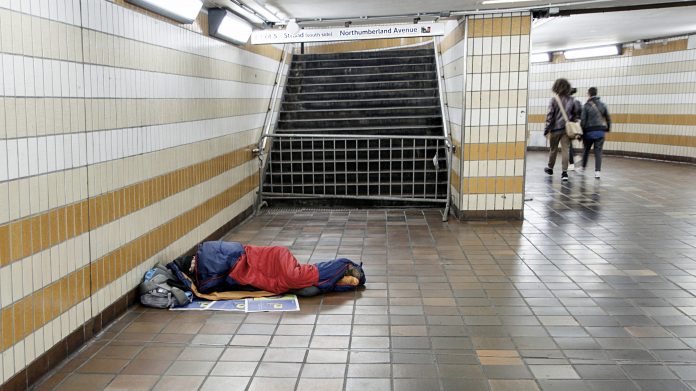 © Jackiedavies23 Homeless londoners, rough sleepers,