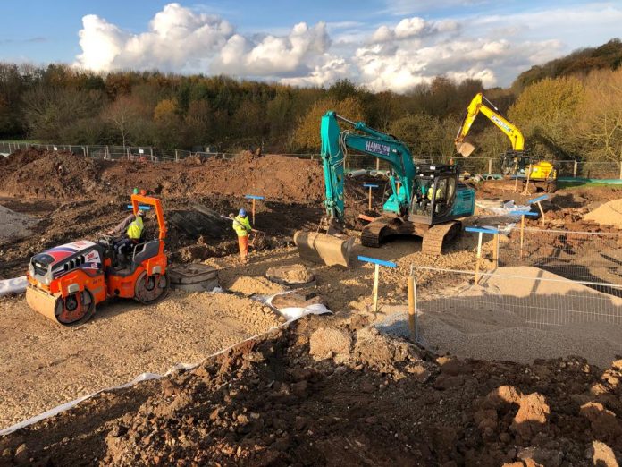 housebuilders, construction site,