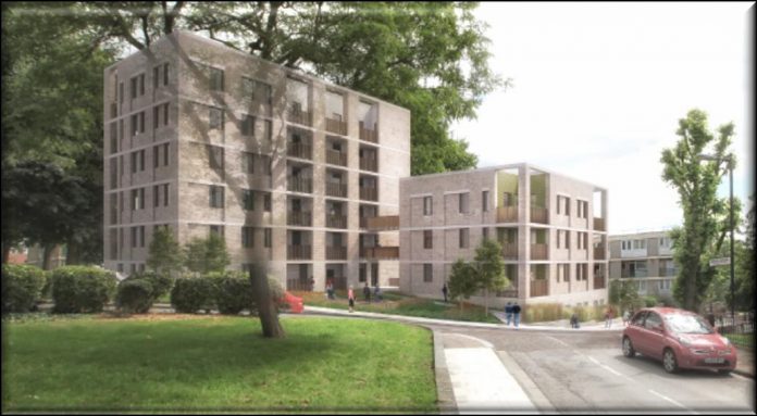 Peckham housing, low carbon homes,