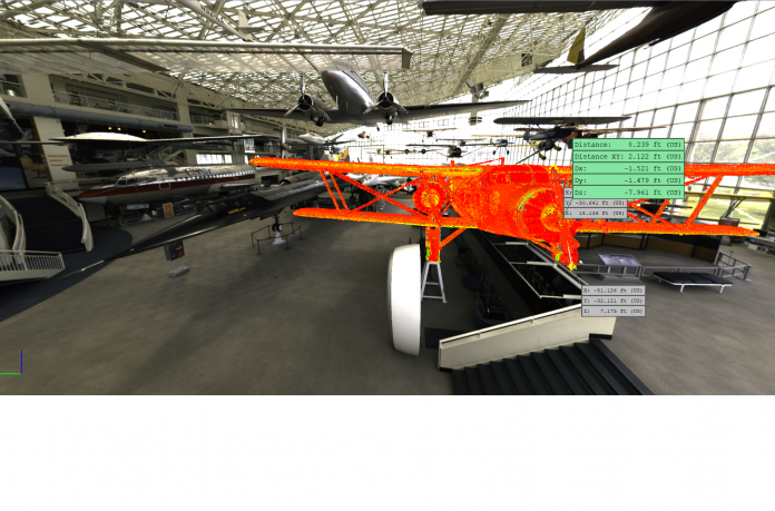 3D laser scanning, Museum of Flight