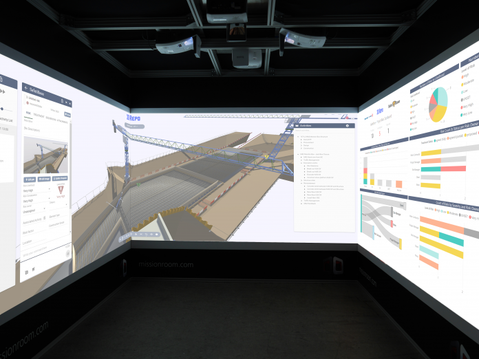 HS2 PR Image Cube worksite safety, Immersive 4D technology