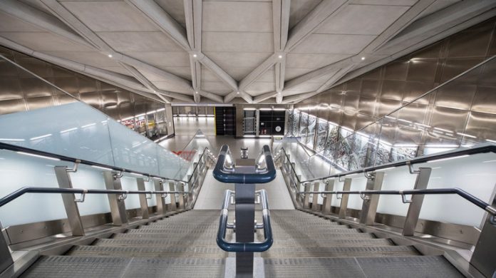 Construction works complete on Crossrail’s Farringdon Elizabeth line station Farringdon Elizabeth line station